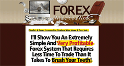 Desktop Screenshot of forextradingwhileyouwork.com