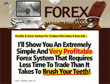 Tablet Screenshot of forextradingwhileyouwork.com